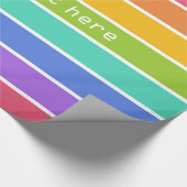 Sonderverpackungspapier für Regenbogenfarben Geschenkpapier (Ecke)