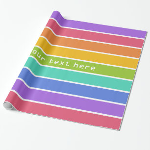 Sonderverpackungspapier für Regenbogenfarben Geschenkpapier