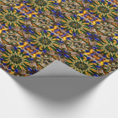 Sonderverpackungspapier mit brasilianischen Farben Geschenkpapier (Ecke)