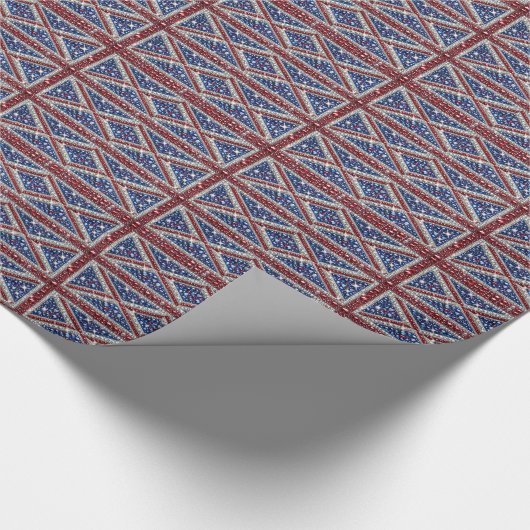 Sonderverpackungspapier mit Britischen Farben Geschenkpapier (Ecke)