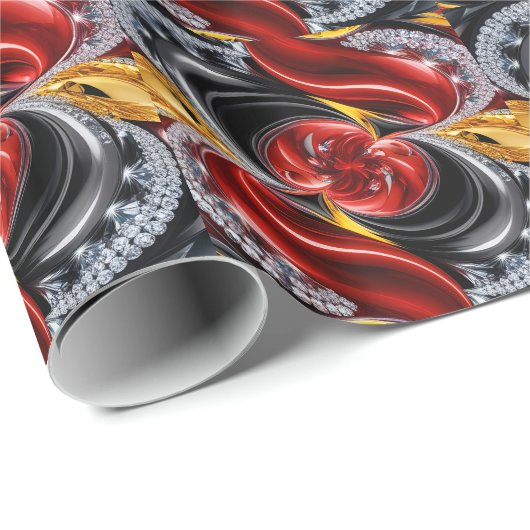 Sonderverpackungspapier mit deutschen Farben Geschenkpapier (Rolleneckpunkt)