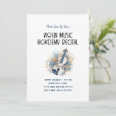 Sondervorstellung der Geigenmusikakademie Einladung (Stehend Vorderseite)