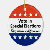 Sonderwahlen abstimmen keramik ornament (Links)