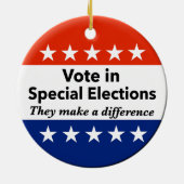 Sonderwahlen abstimmen keramik ornament (Hinten)