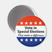 Sonderwahlen abstimmen magnet (Vorderseite/Rückseite)