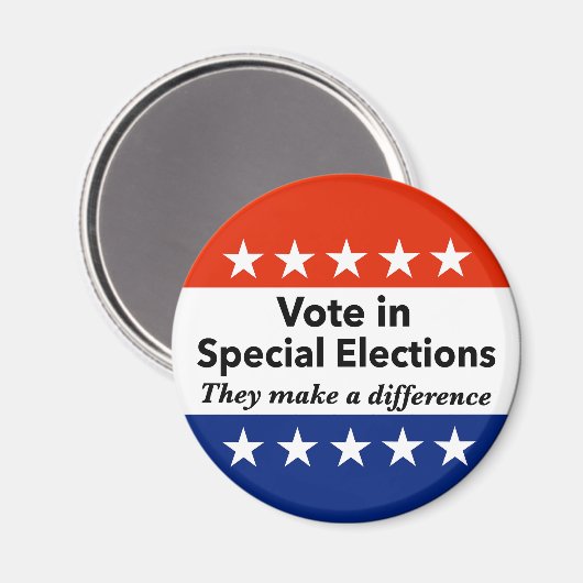 Sonderwahlen abstimmen magnet (Vorderseite/Rückseite)