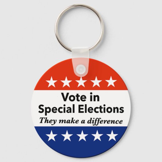 Sonderwahlen abstimmen schlüsselanhänger (Vorderseite)