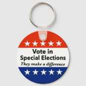 Sonderwahlen abstimmen schlüsselanhänger (Rückseite)