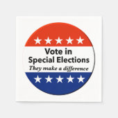 Sonderwahlen abstimmen serviette (Vorderseite)