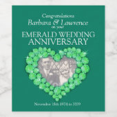 Sonderweinetiketten zum Smaragdjubiläum Weinetikett (Einzelnes Label)