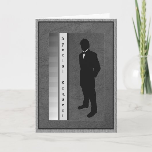 Sonderwunschgroom Einladung (Vorderseite)