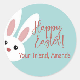 Sonderzeichen für Ostern Runder Aufkleber