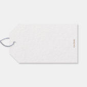 Sonderzeichen Geschenkanhänger (Rückseite Horizontal)