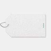 Sonderzeichen Geschenkanhänger (Rückseite Horizontal)