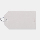 Sonderzeichen Geschenkanhänger (Rückseite Horizontal)