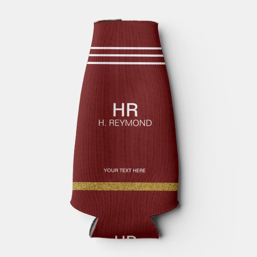 Sonderzeichen und cooler Name der roten Flasche Flaschenkühler (Vorderseite)