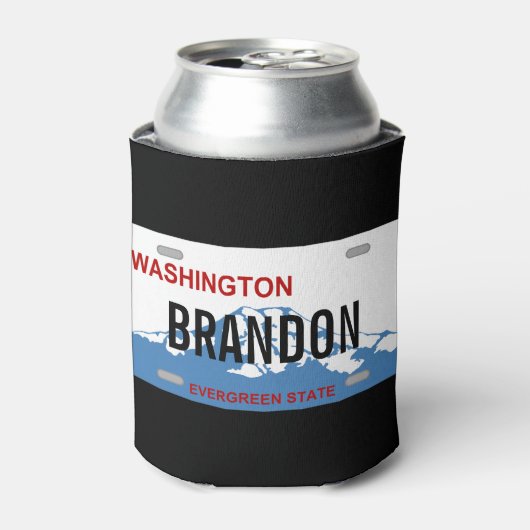 Sonderzulassungsschild in Washington kann kühler w Dosenkühler (Kanne Vorderseite)