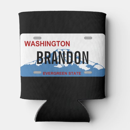 Sonderzulassungsschild in Washington kann kühler w Dosenkühler (Rückseite)