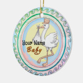 Sonderzustellung Baby-Ornament Keramik Ornament (Links)