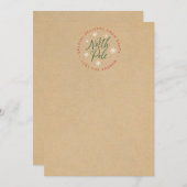 Sonderzustellung für NordpolBraun Custom Card Dankeskarte (Vorne/Hinten)