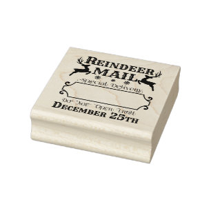 Sonderzustellung für Rentierpost Gummistempel