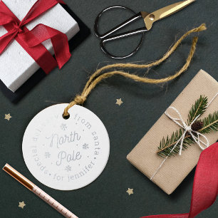 Sonderzustellung vom Weihnachtsmann Nordpol Weihna Geschenkanhänger