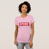 SONE Herz-städtisches Art-Shirt T-Shirt (Vorne ganz)