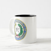 SONEN DER REPUBLIK TEXAS ZWEIFARBIGE TASSE (Vorderseite Links)