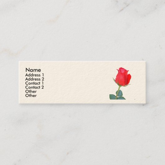 Sonett # 18 durch William Shakespeare Mini Visitenkarte (Vorderseite)