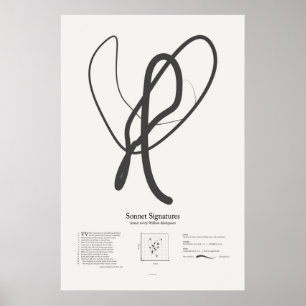 Sonett-Signaturen: Sonett 64 Poster