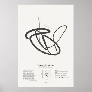 Sonett-Signaturen: Sonett 9 Poster