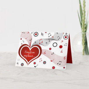 Song aus meinem Herzen - Karte