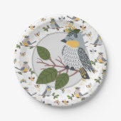 Song Bird Pappteller (Vorderseite)