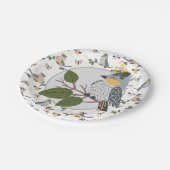 Song Bird Pappteller (Schrägansicht)