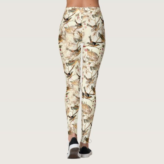 Song Bird Pattern Leggings (Rückseite)