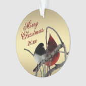 Song Birds Weihnachtsschmuck Ornament (Vorderseite)