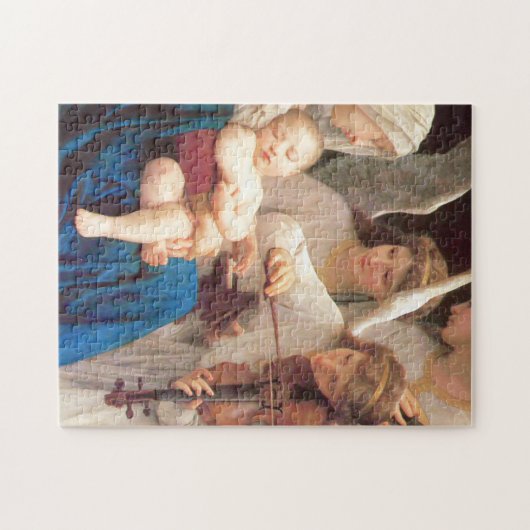 Song der Engel - William-Adolphe Bouguereau Puzzle (Horizontal)