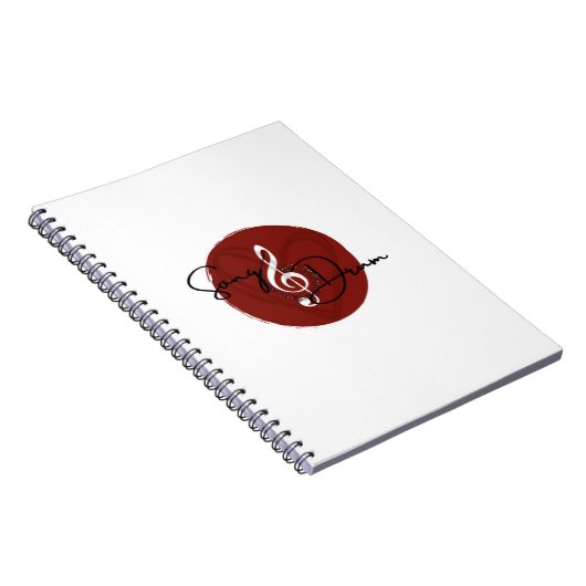 Song_Drum Aether Spiral Notebook Notizblock (Rechte Seite)