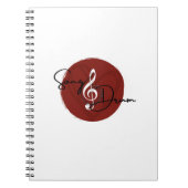 Song_Drum Aether Spiral Notebook Notizblock (Vorderseite)