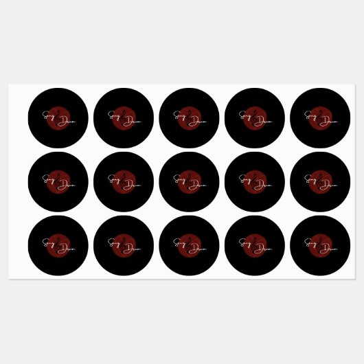 Song_Drum Underworld Wasserfeste Aufkleber (Blatt)