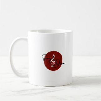 Song & Drum_White/Red Mug Kaffeetasse