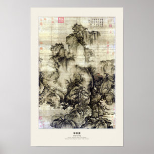 Song-Dynastie Chinesisches Landschaftsposter - Guo Poster