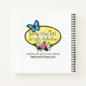 Song in Your Heart Bird Custom Spirituosen Noteboo Notizblock (Rückseite)