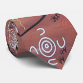 Song Lines Aborigine-Krawatte Krawatte (Gerollt)