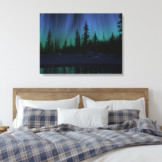 "Song of the Sky" Triptych-Leinwand Leinwanddruck (Insitu (Schlafzimmer))