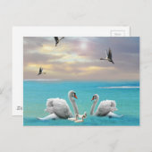 Song Of The White Swan Postkarte (Vorne/Hinten)