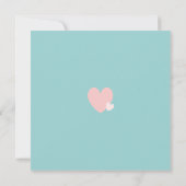 Song Playlist Foto Liebe Valentine's Day Card (Rückseite)