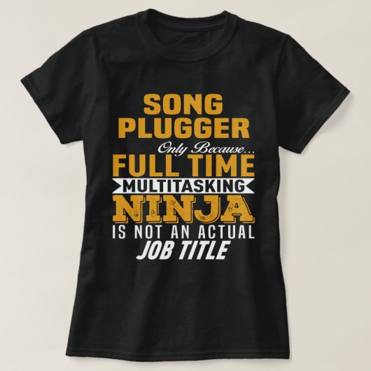 Song Plugger T-Shirt (Design vorne)