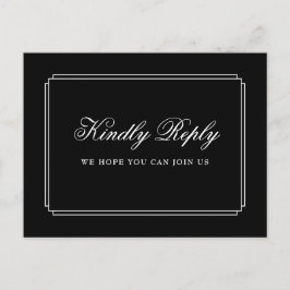 Song Request UAWG Postcard für Schwarzweiß-Deko Einladungspostkarte