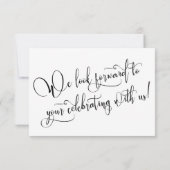 Song Request UAWG RSVP Karte (Rückseite)